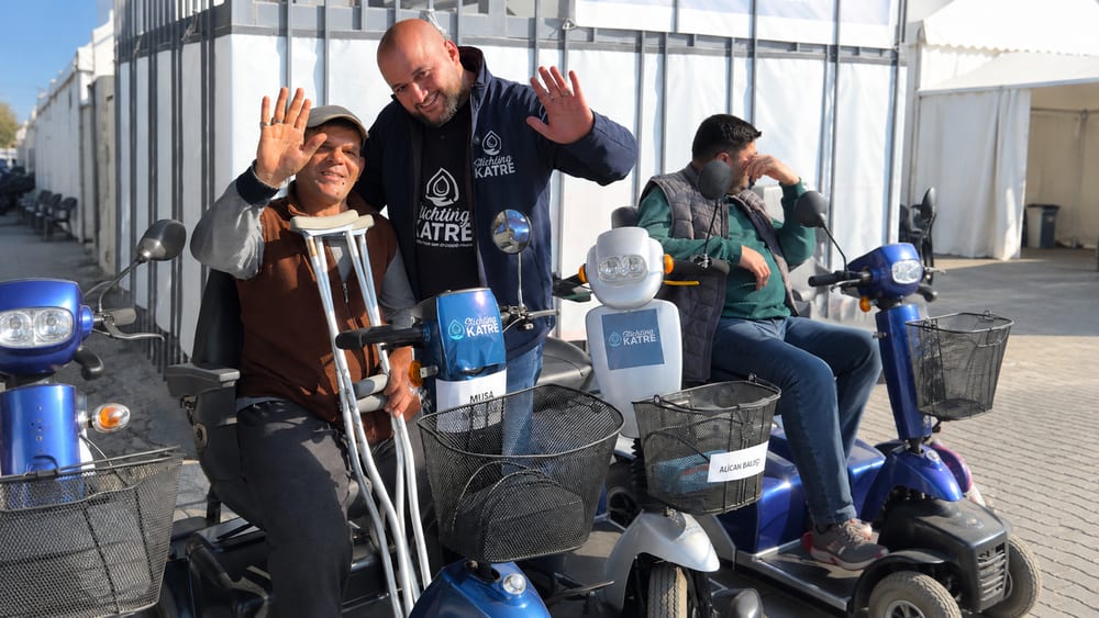 Doneer een elektrische rolstoel
